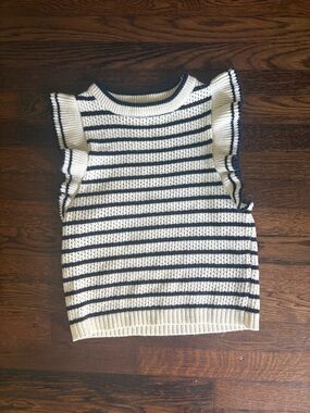 Acoa sleeveless striped sweater